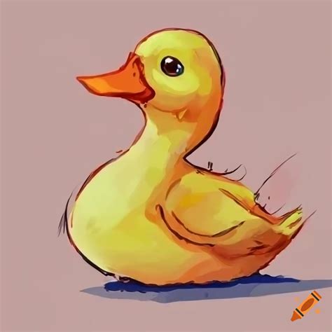 duck picture cute|cute duck picture drawing.